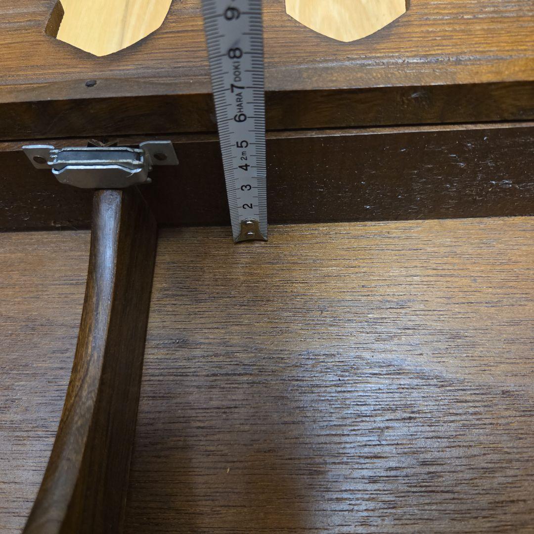 アンティークな木製スパイスラック　2引き出し付き　前面観音開き➕️オマケ付き！