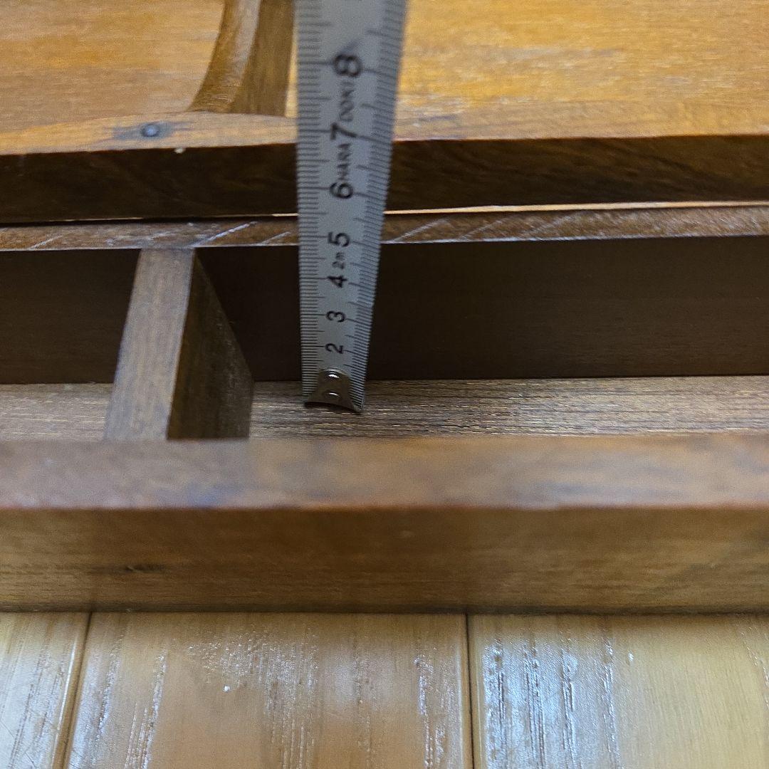 アンティークな木製スパイスラック　2引き出し付き　前面観音開き➕️オマケ付き！