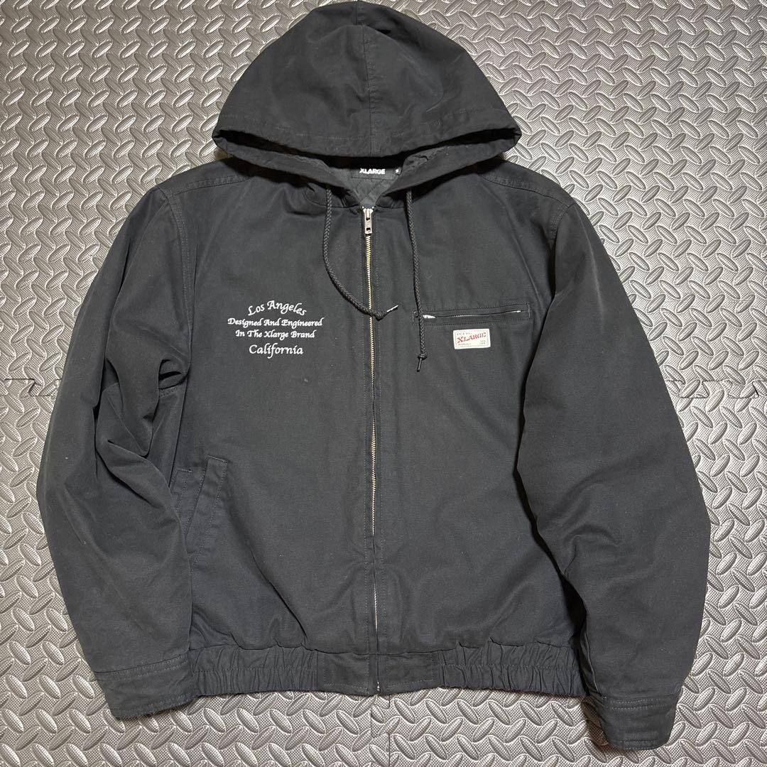 XLARGE HOODED UTILITY JACKET ブラック Mサイズ
