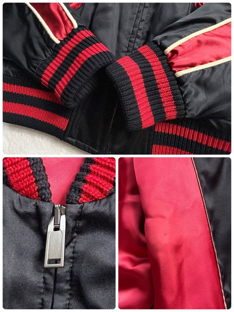 グッチ ボンバージャケットSpiritismo スカジャン シェリー M相当