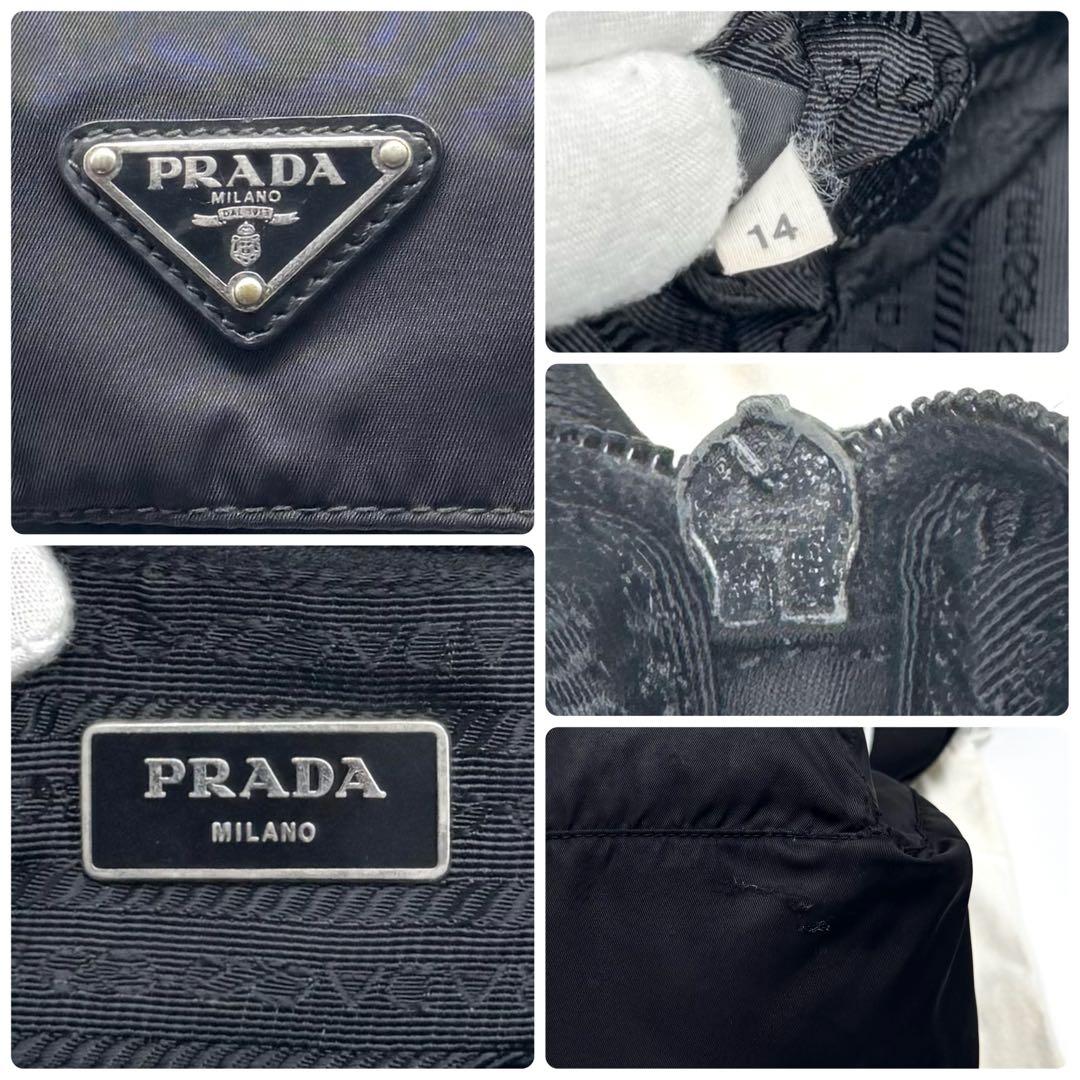 【近年モデル✨】プラダ メッセンジャーバッグ テスートナイロン レザー 黒