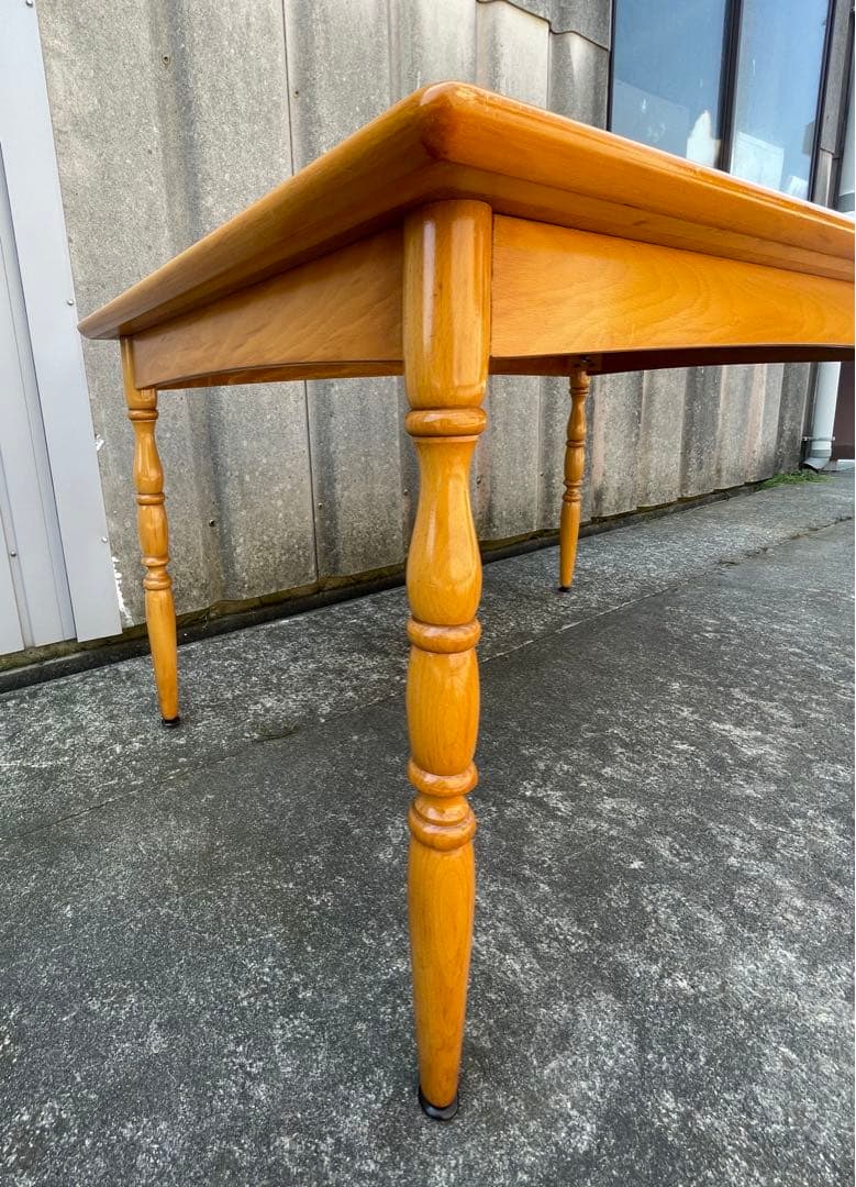 稀少/飛騨産業/HIDA/キツツキマーク/ダイニングテーブル/テーブル/旧タグ