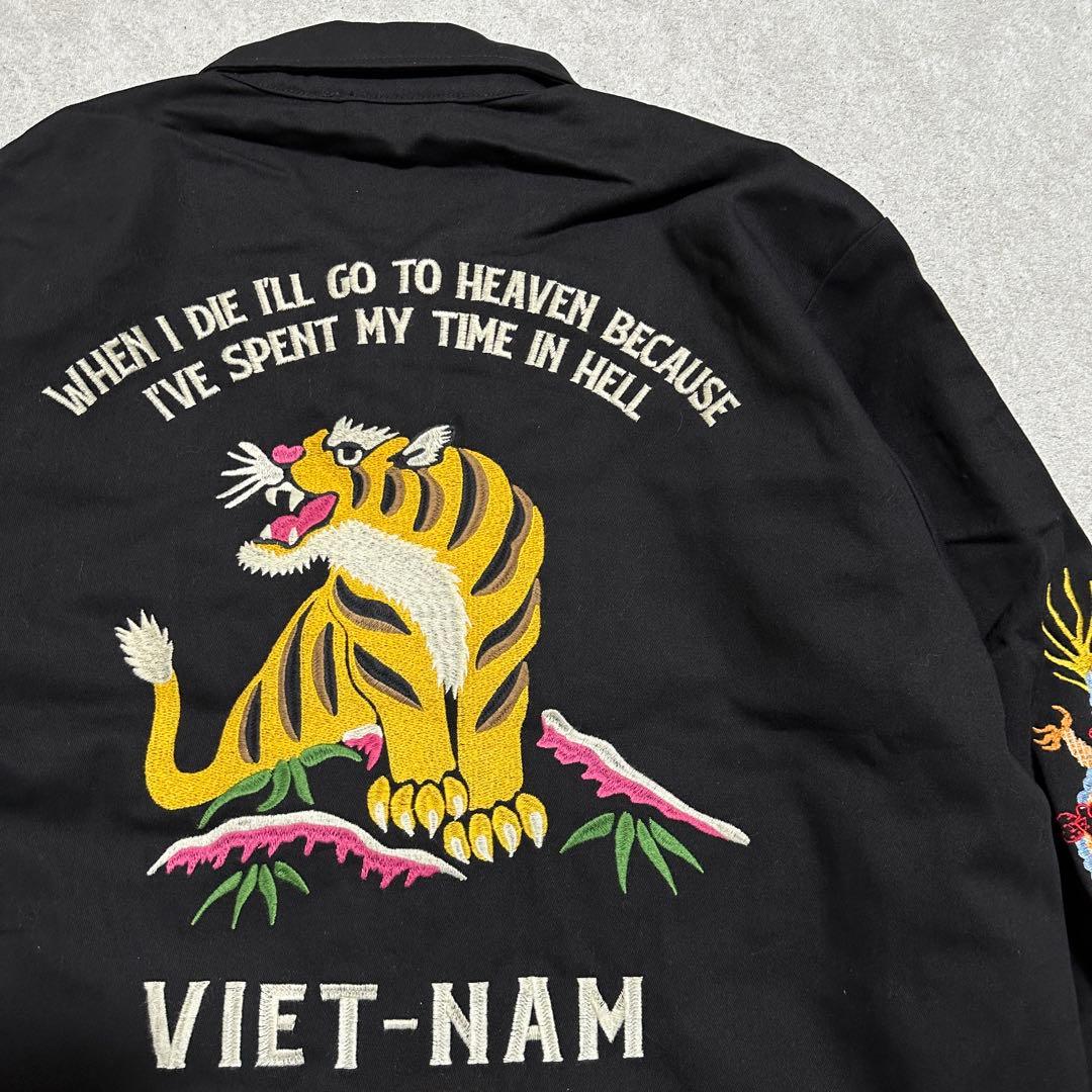 ヒ*メ様 現行新品タグ付 XL✨HOUSTON ベトジャン　スーベニア　ブラック