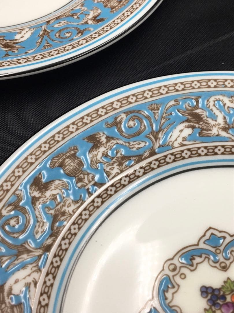 ウェッジウッド  フロレンティーンターコイズ プレート１５cm