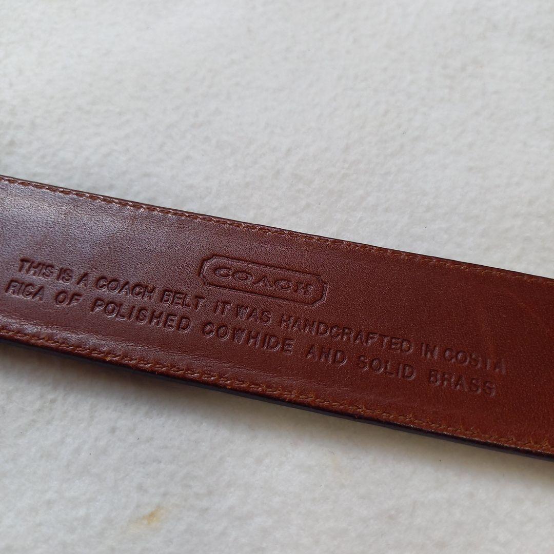 OLD COACH レザー ベルト 32inch/80cm