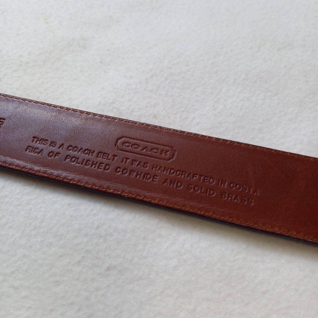 OLD COACH レザー ベルト 32inch/80cm