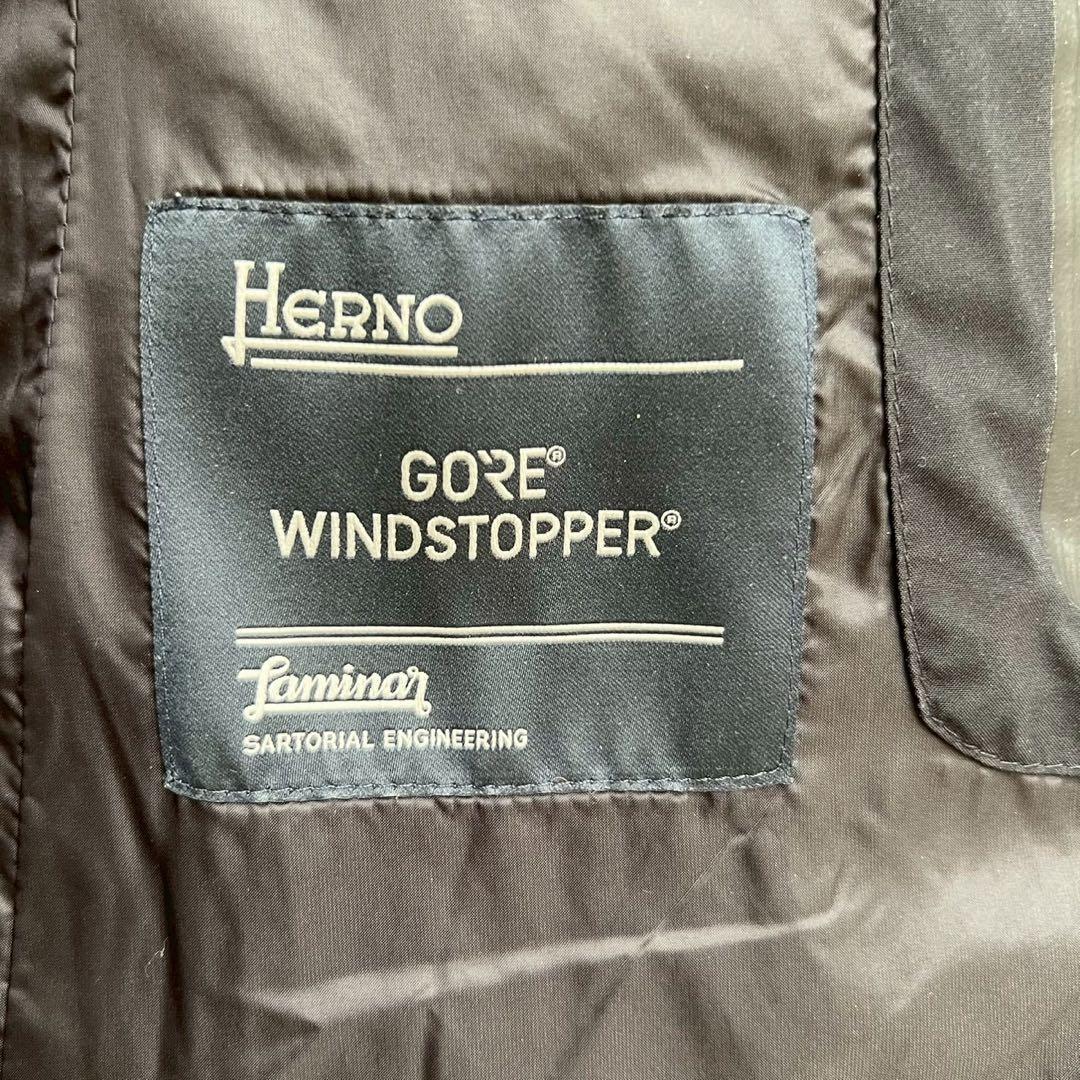 HERNO Laminar GORE-TEX ダウンコート ミドル丈 ブラック