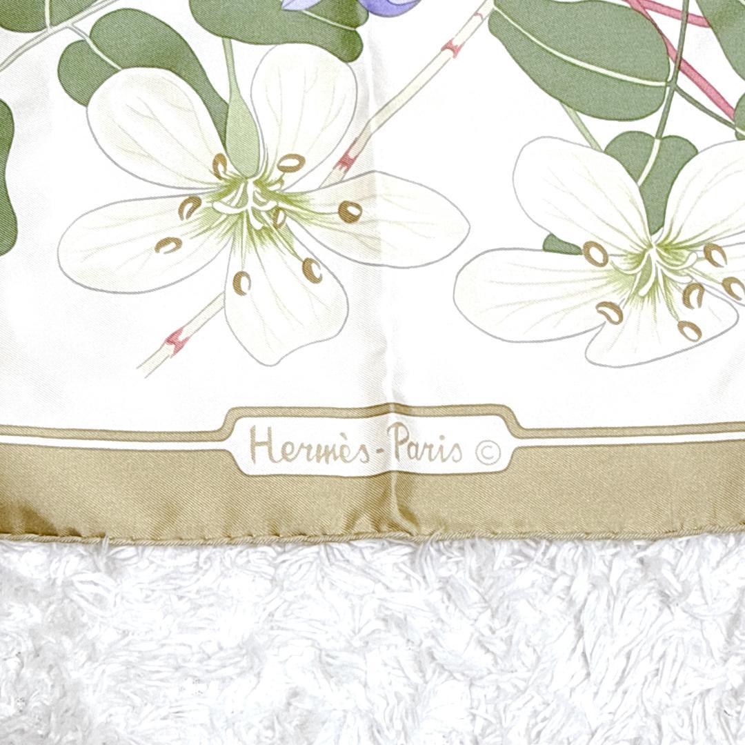エルメス スカーフ カレ90 Flora Graeca ギリシャの花 シルク