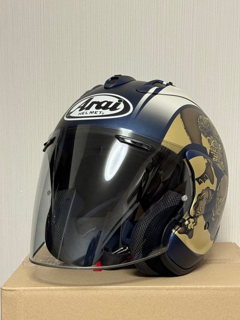 Arai VZ-RAM 鼓動2 青金　2りんかん限定モデル