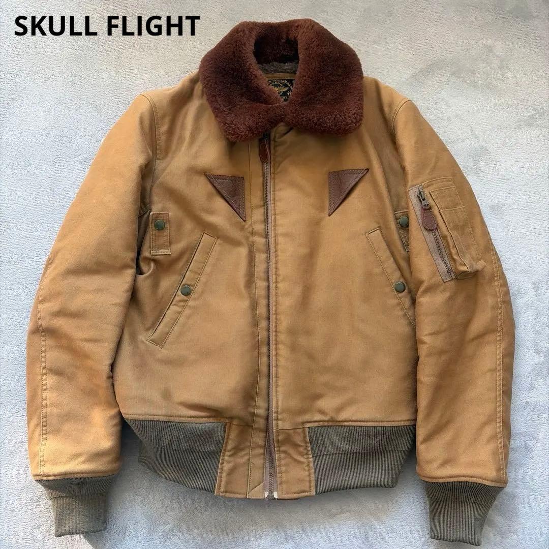 SKULL FLIGHT B-15A フライトジャケット サイズ38
