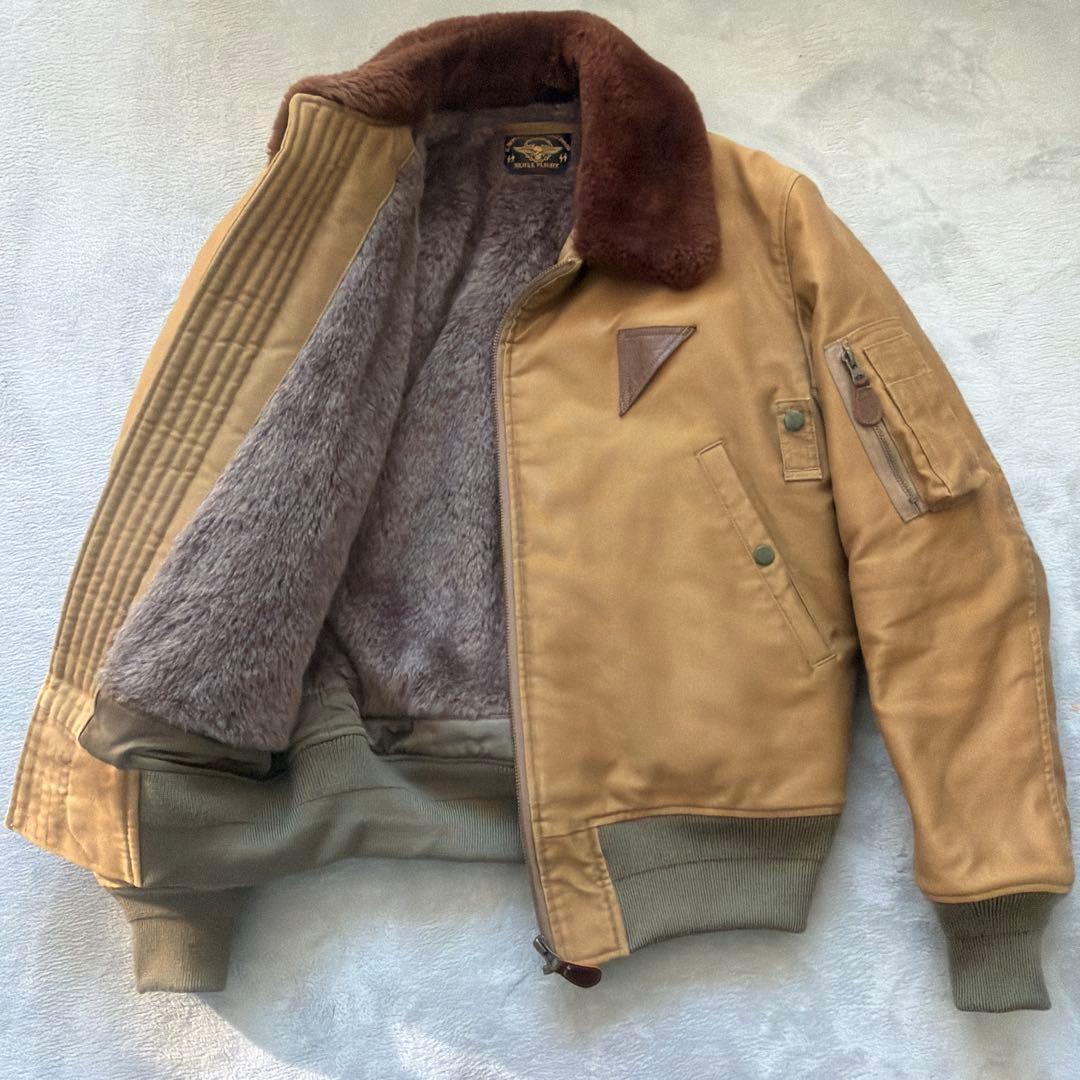 SKULL FLIGHT B-15A フライトジャケット サイズ38