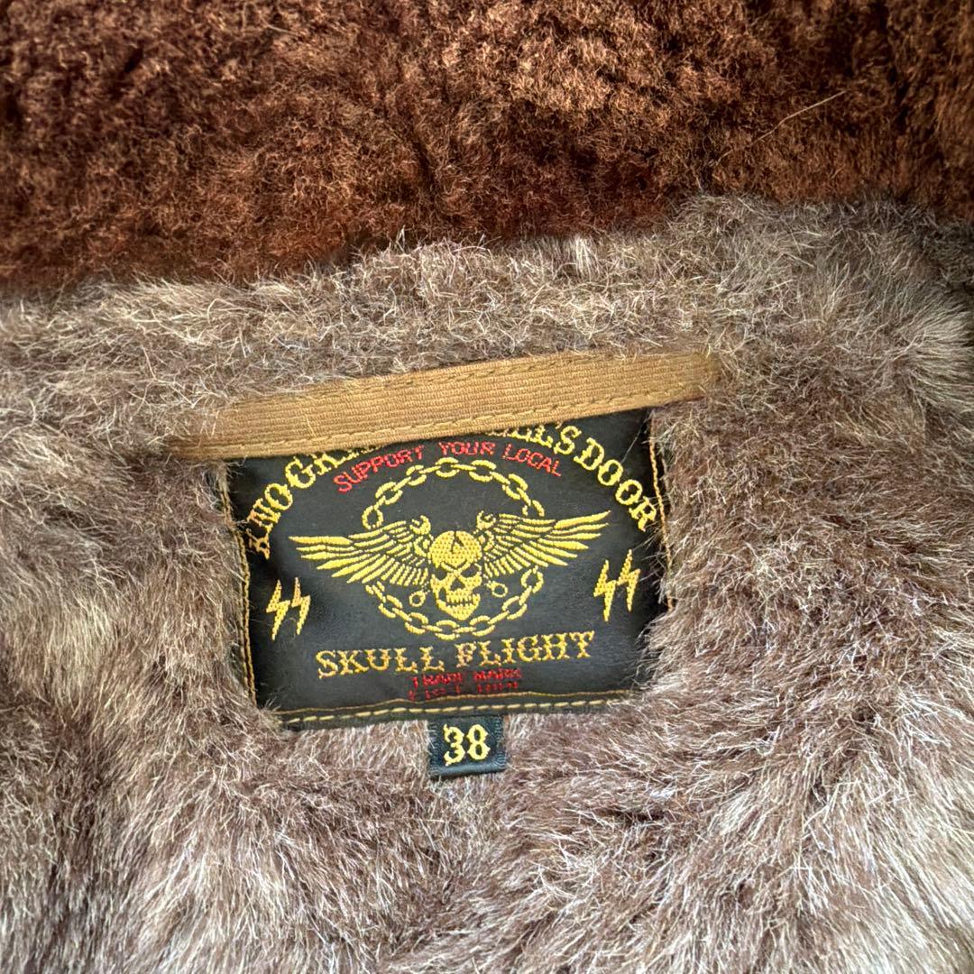 SKULL FLIGHT B-15A フライトジャケット サイズ38
