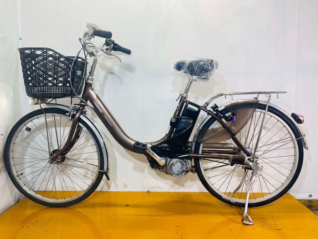 電動アシスト自転車 シティタイプ ブラウン