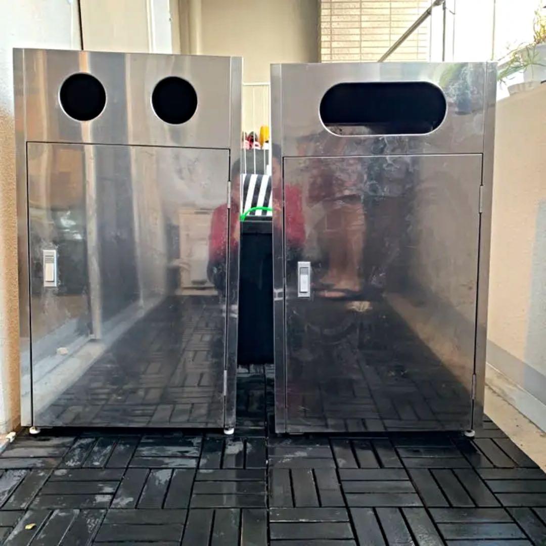 山崎産業 リサイクルボックス　大型ゴミ箱　2個セット