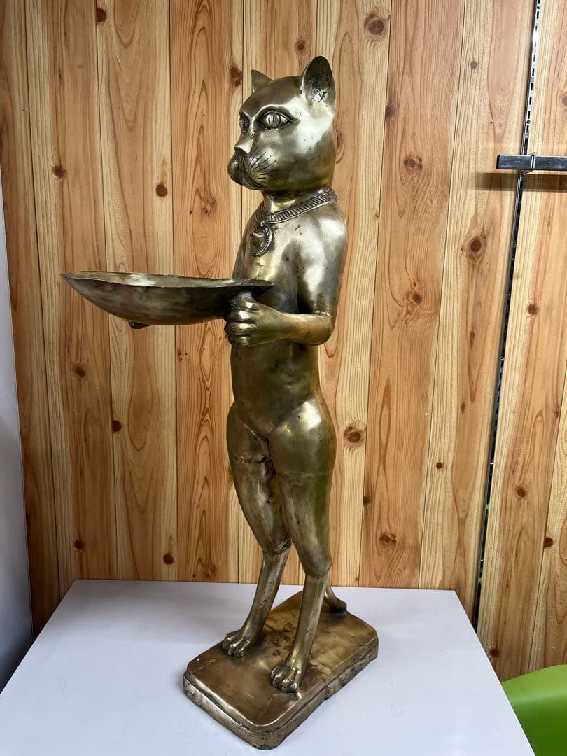 ネコ　ブロンズ