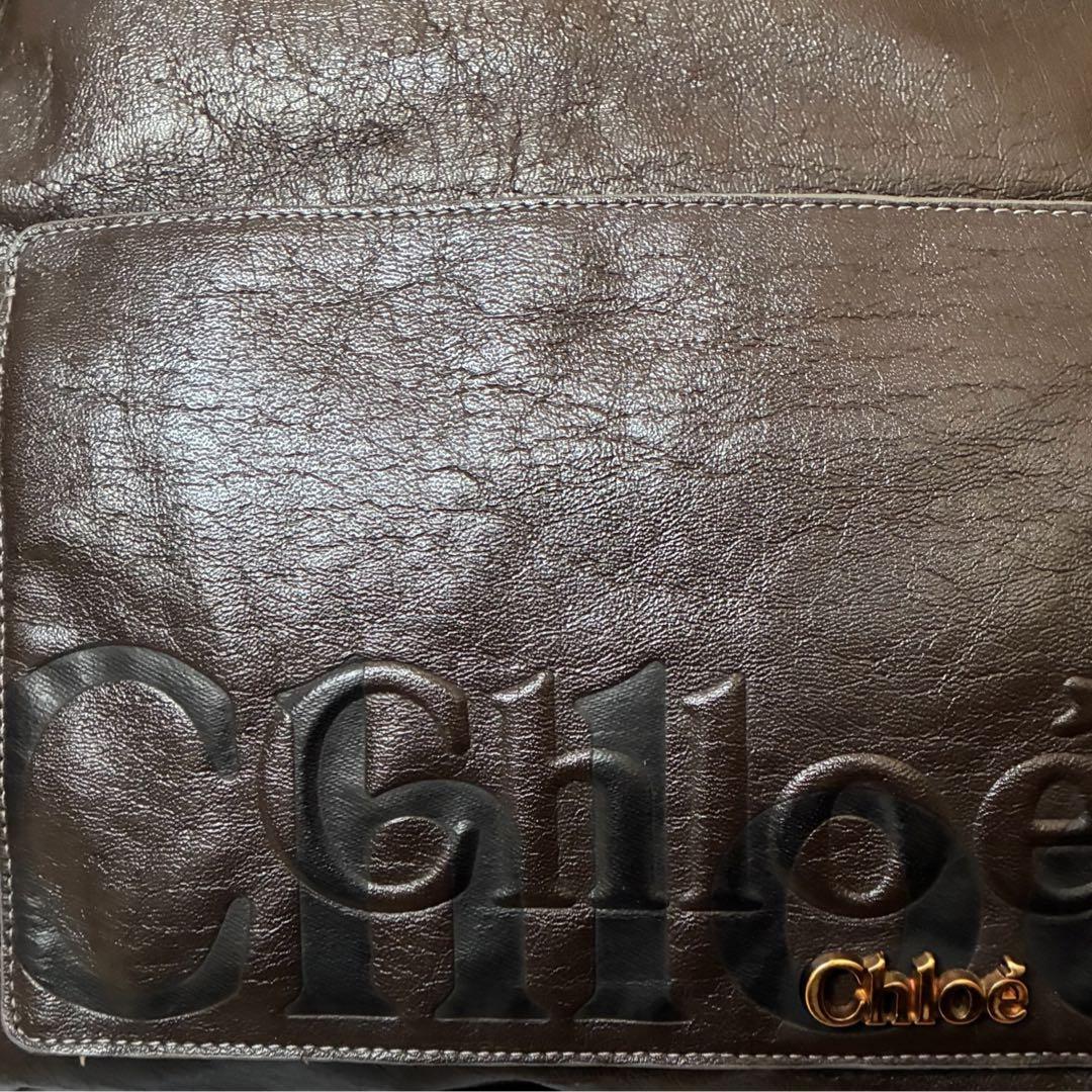 Chloe Triple logo bag Eclipse クロエ 3重ロゴ 茶