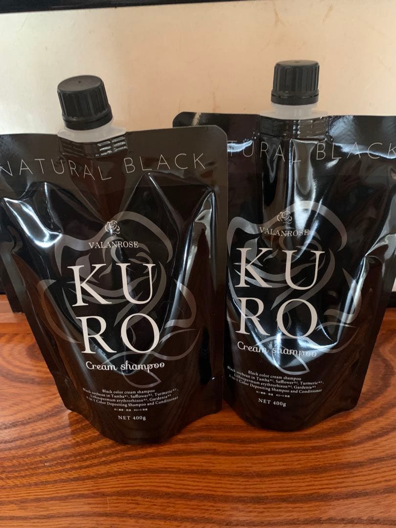 VALANROBS KURO Cream Shampoo 400g 2本セット