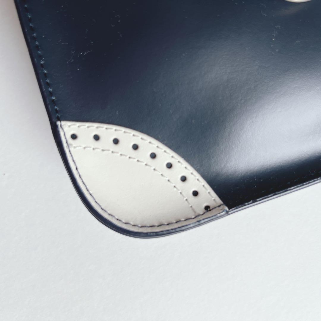 ボンポワン　ショルダーバッグ　ネイビー