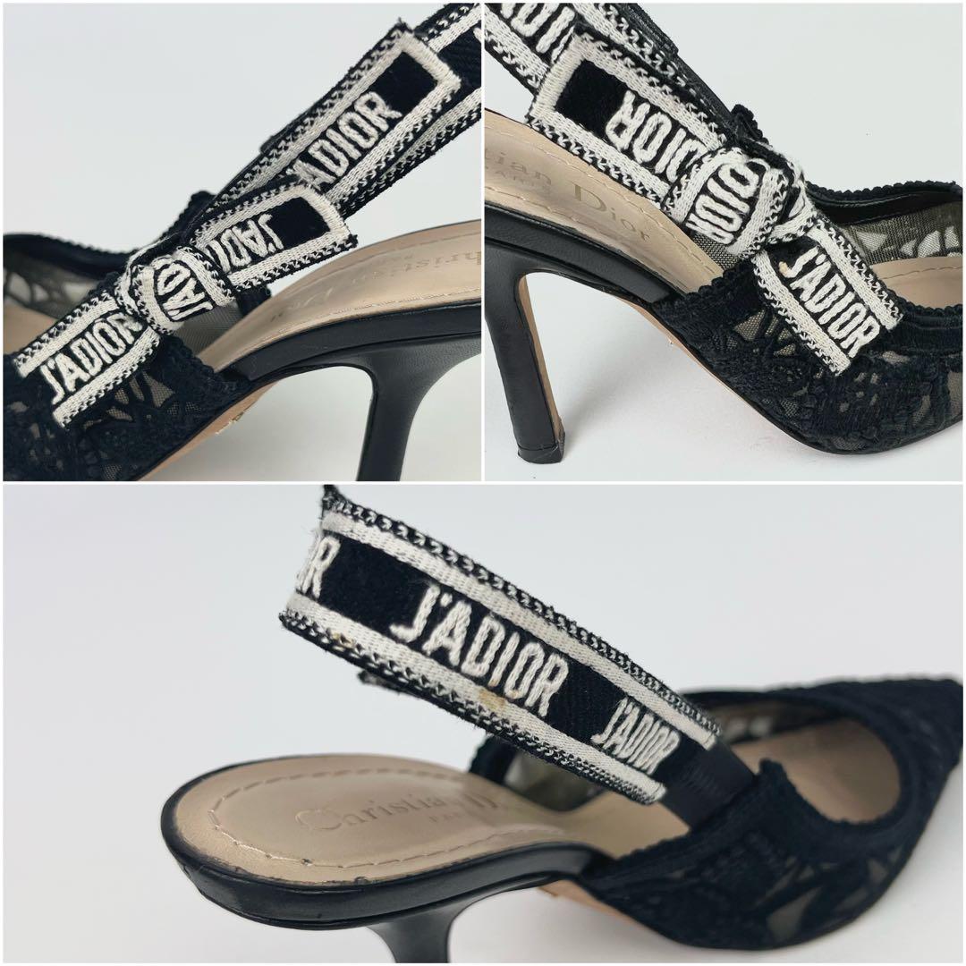 DIOR J'ADIOR スリングバックパンプス ハイヒール ポインテッドトゥ