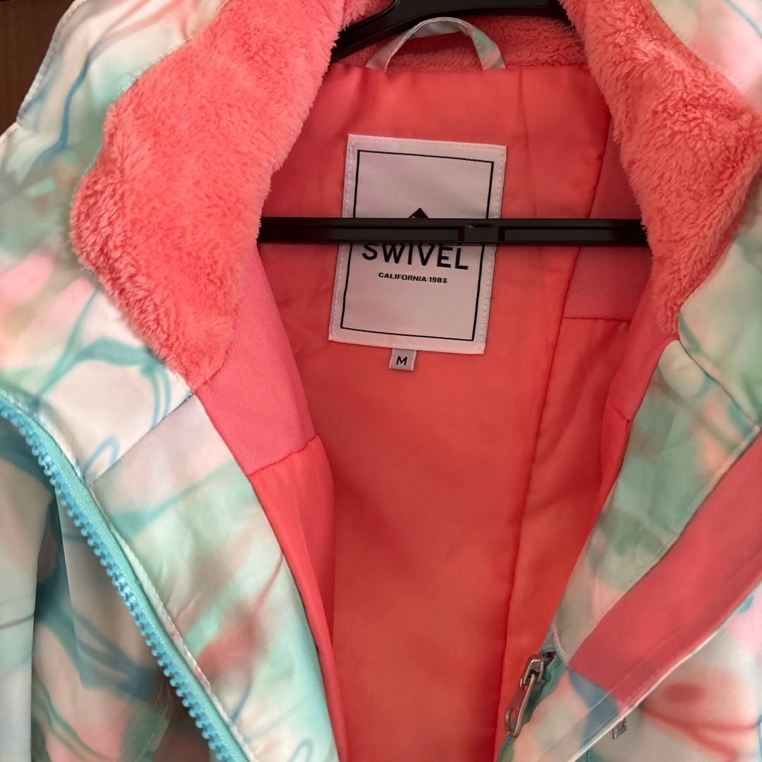 (お値下げ)美品レディーススキーウェア　 上着Mサイズ　下Sサイズ　帽子付き