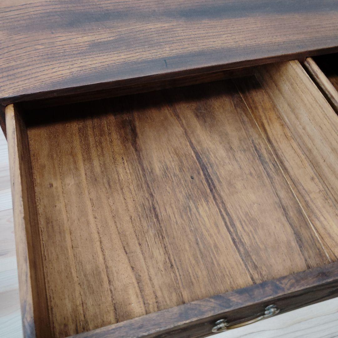 和モダン　魅力あふれる　レトロ　文机　昭和　木製　アンティーク