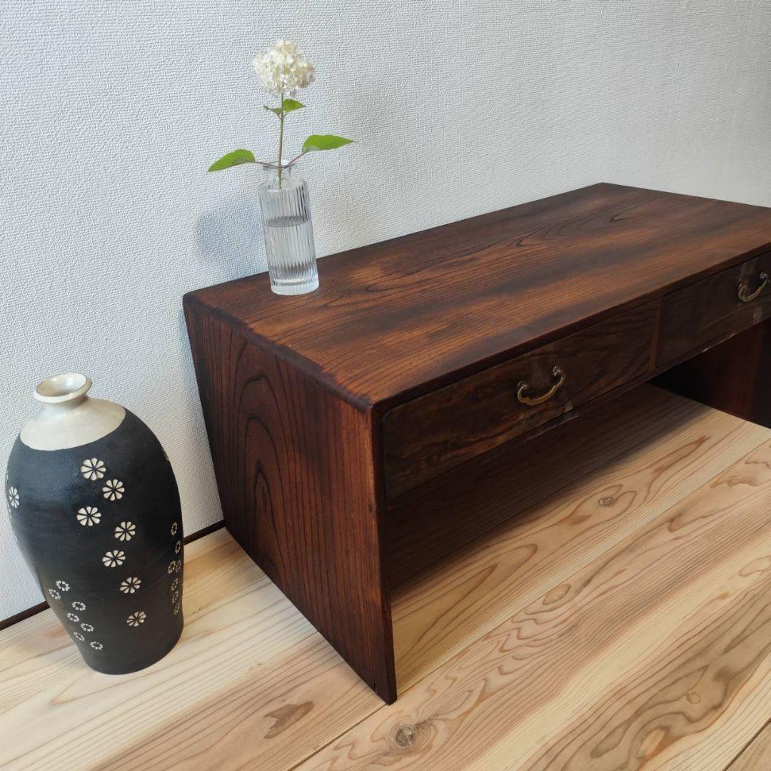 和モダン　魅力あふれる　レトロ　文机　昭和　木製　アンティーク