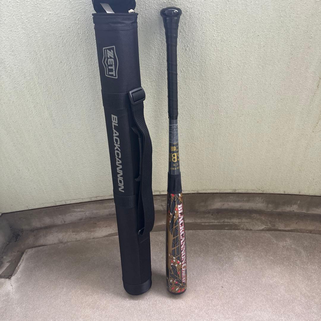 軟式バット、ブラックキャノングレート、軟式バット一般、84cm720g