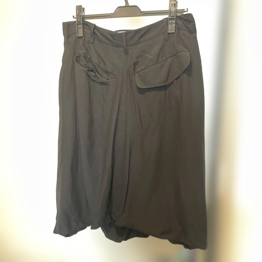 ANN DEMEULEMEESTER ブラック バルーンスカート 36