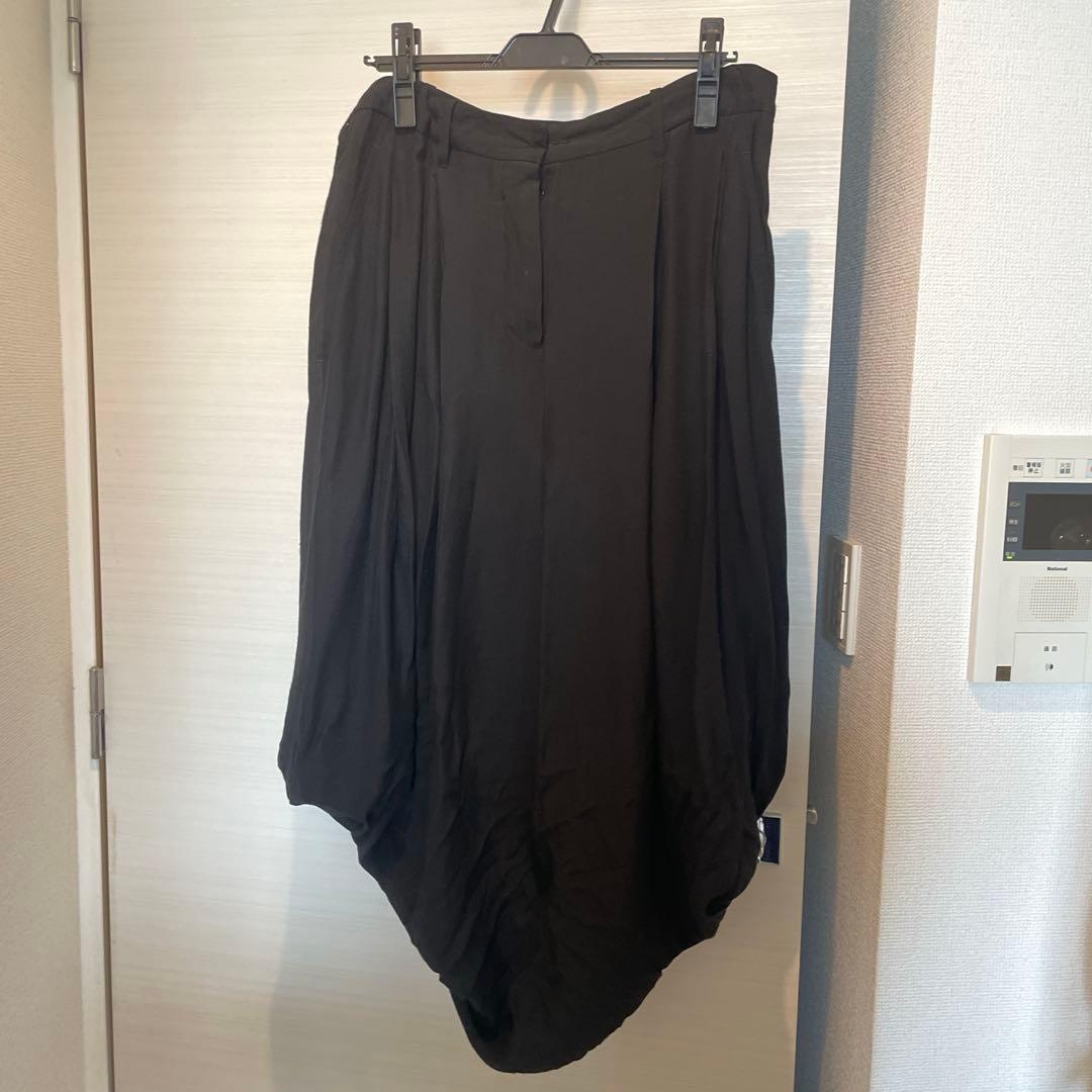 ANN DEMEULEMEESTER ブラック バルーンスカート 36