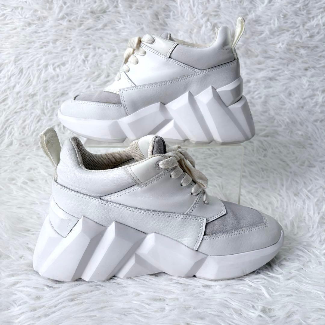 UNITED NUDE Space Kick Max 厚底スニーカー 白38