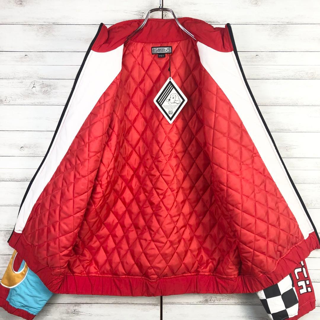 新品タグ付き GALFY ガルフィー ジャケット 派手 中綿 ブルゾン 刺繍