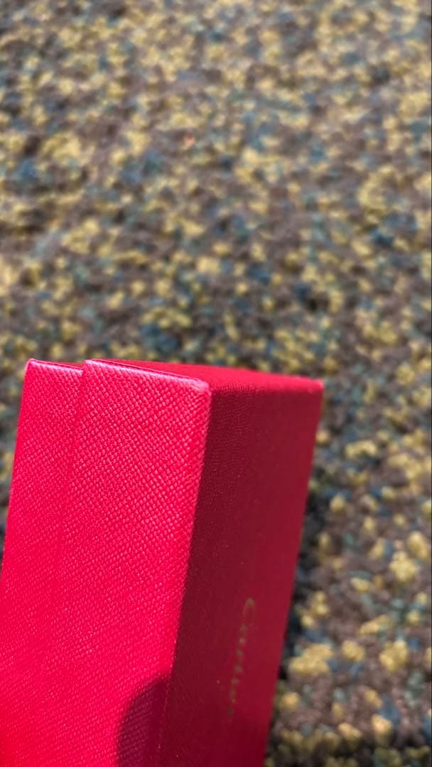 <付属品付き>Cartier ケース 黒 レザー