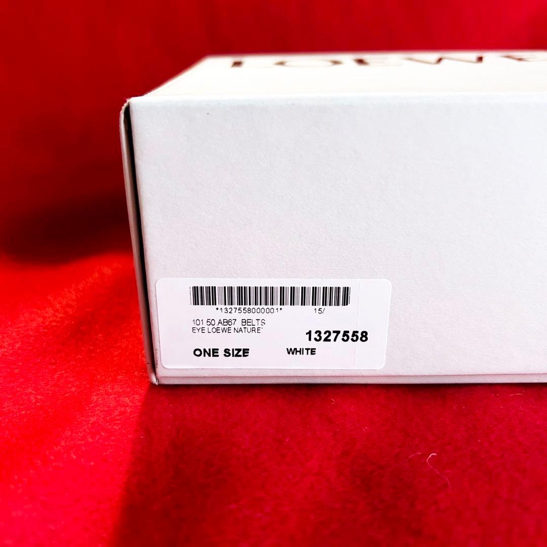 ★【新品】LOEWE Eye Nature ロエベ レザー キャンバスベルト