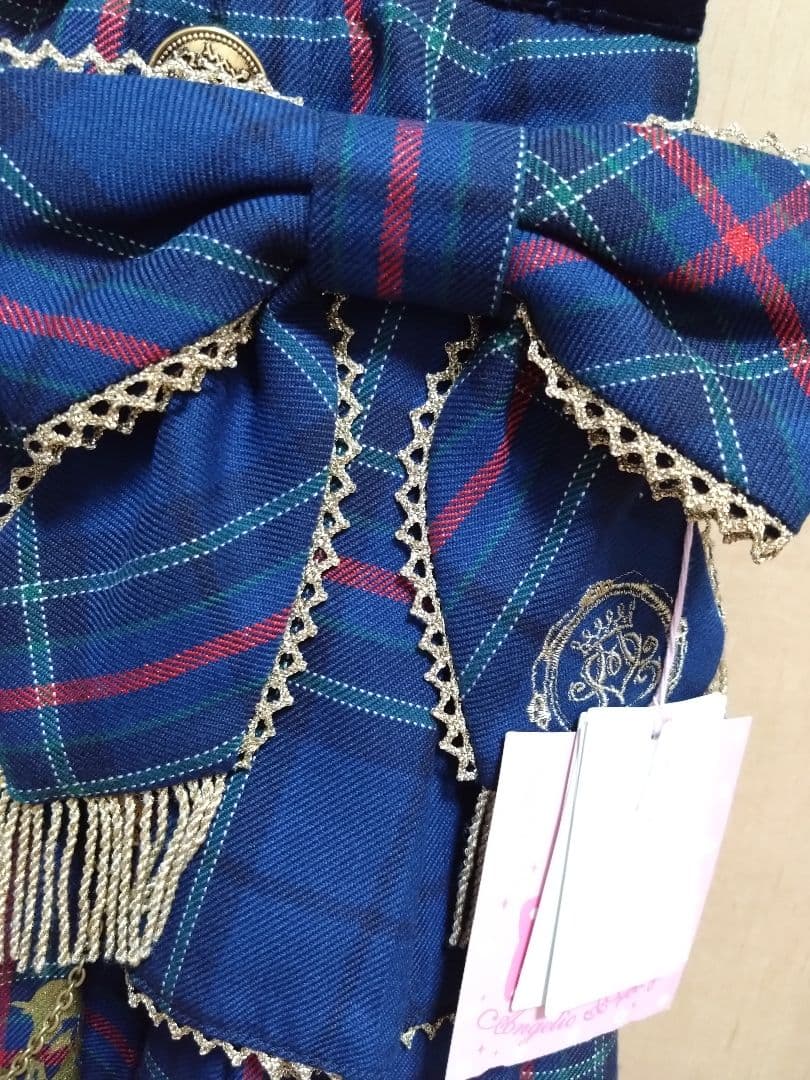 新品未使用 Angelic Pretty スカート 青チェック