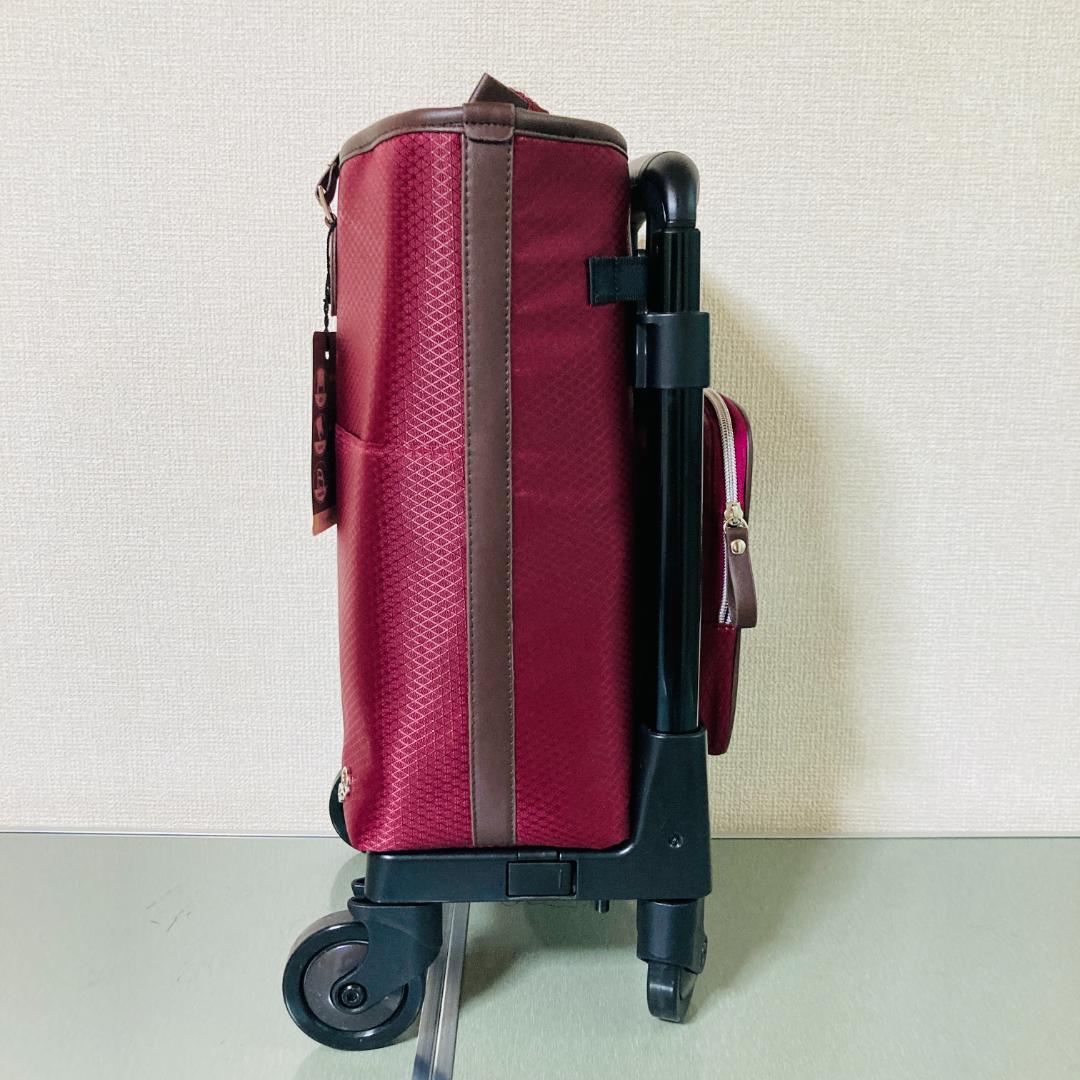 【新品未使用】TacaoF 2WAY歩行補助カート フリーナ102 ワインレッド