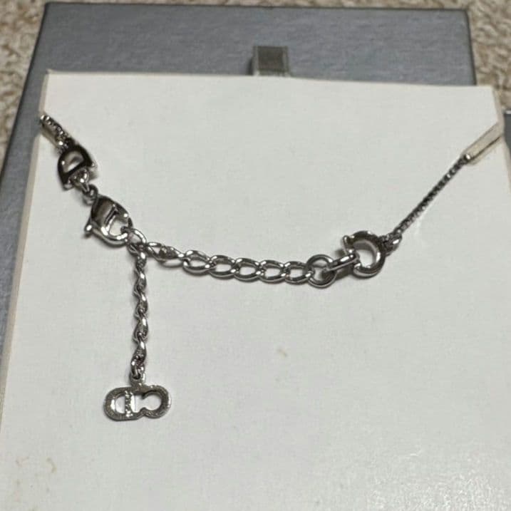 Dior シルバー クロスブレスレット