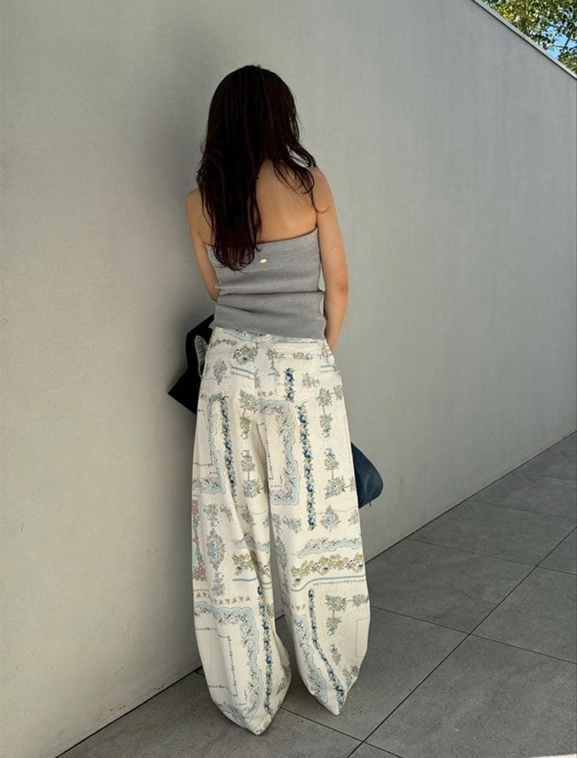 LILYBROWN ダブルニーカーブワイドデニムパンツ 2026春夏