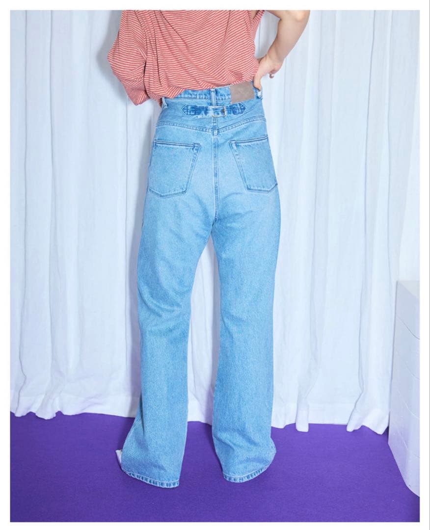 KURO CITYSHOP SUPER HIGH WAIST DENIM パンツ