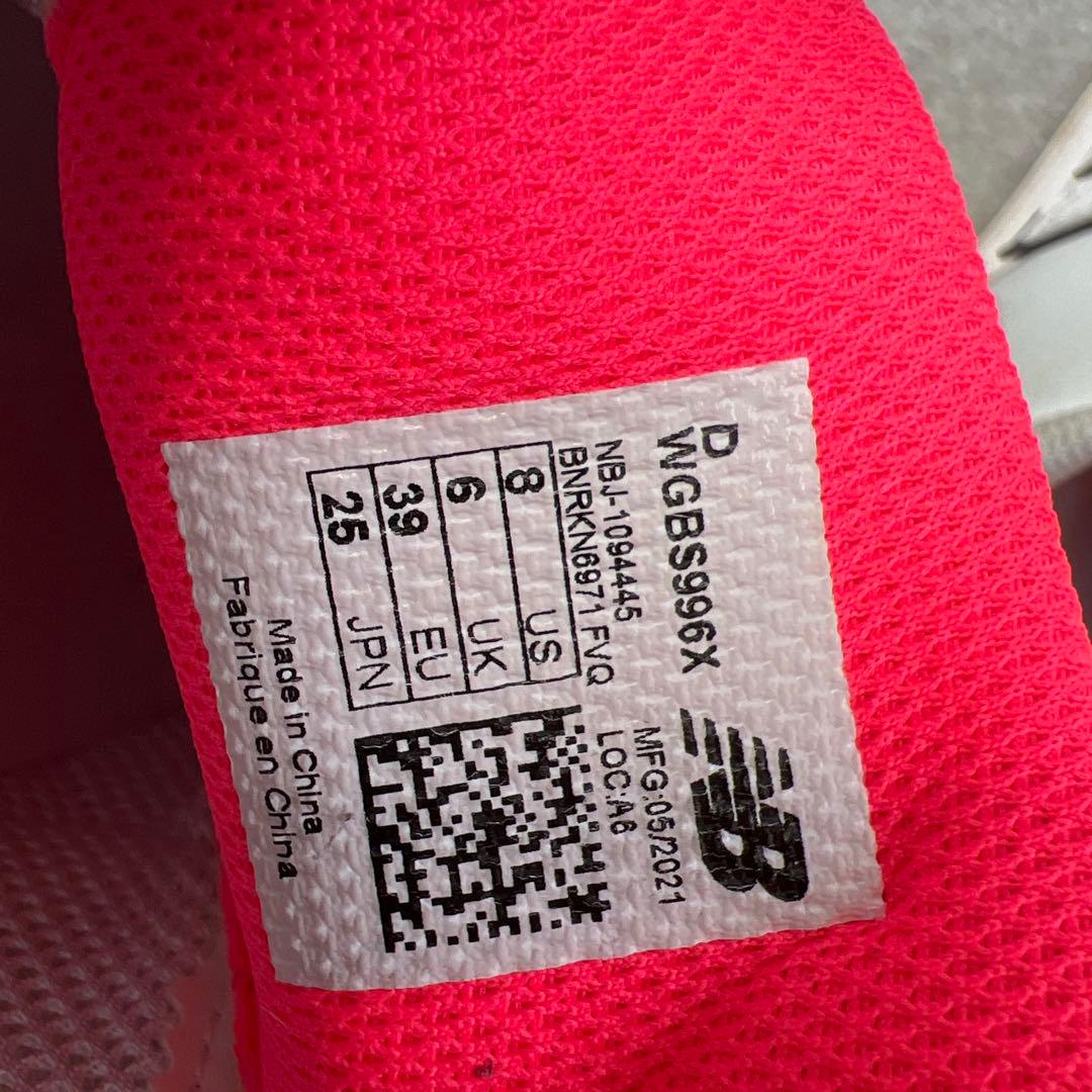 【極美品】New Balance 996 ゴルフシューズ 25cm ピンク