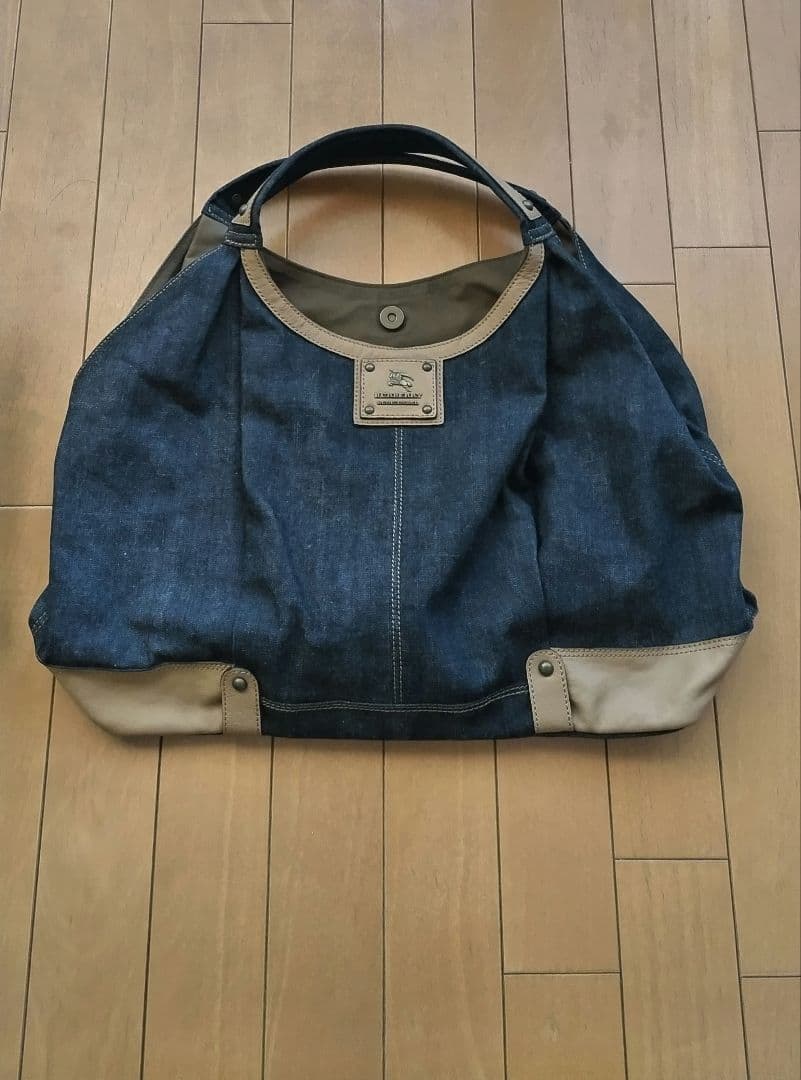 未使用☆バーバリーブルーレーベル　デニムトートバッグ