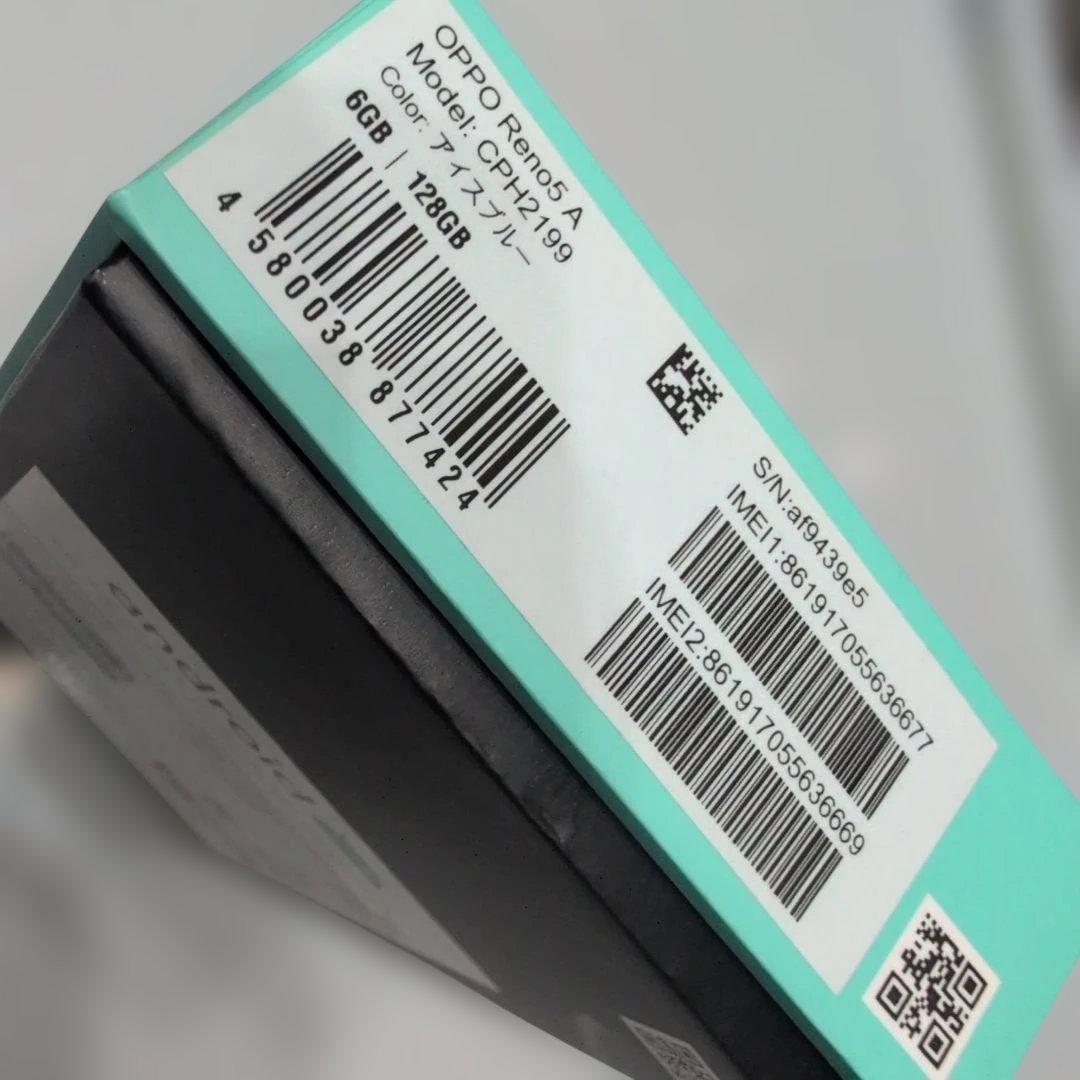 スマートフォン本体 oppo reno5a