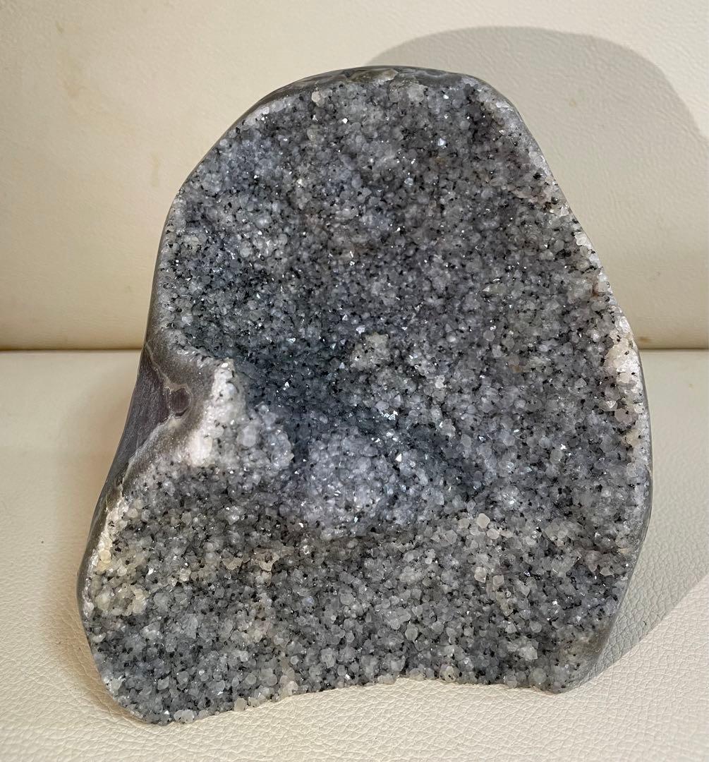 グレーアメジスト 浄化 クリスタルドーム パワーストーン 幸運 約2.4キロ