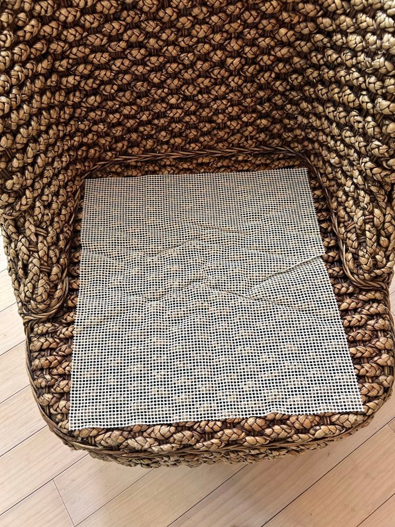 リゾート家具、バリ家具　　1人掛ソファ　 エメラルドグリーン