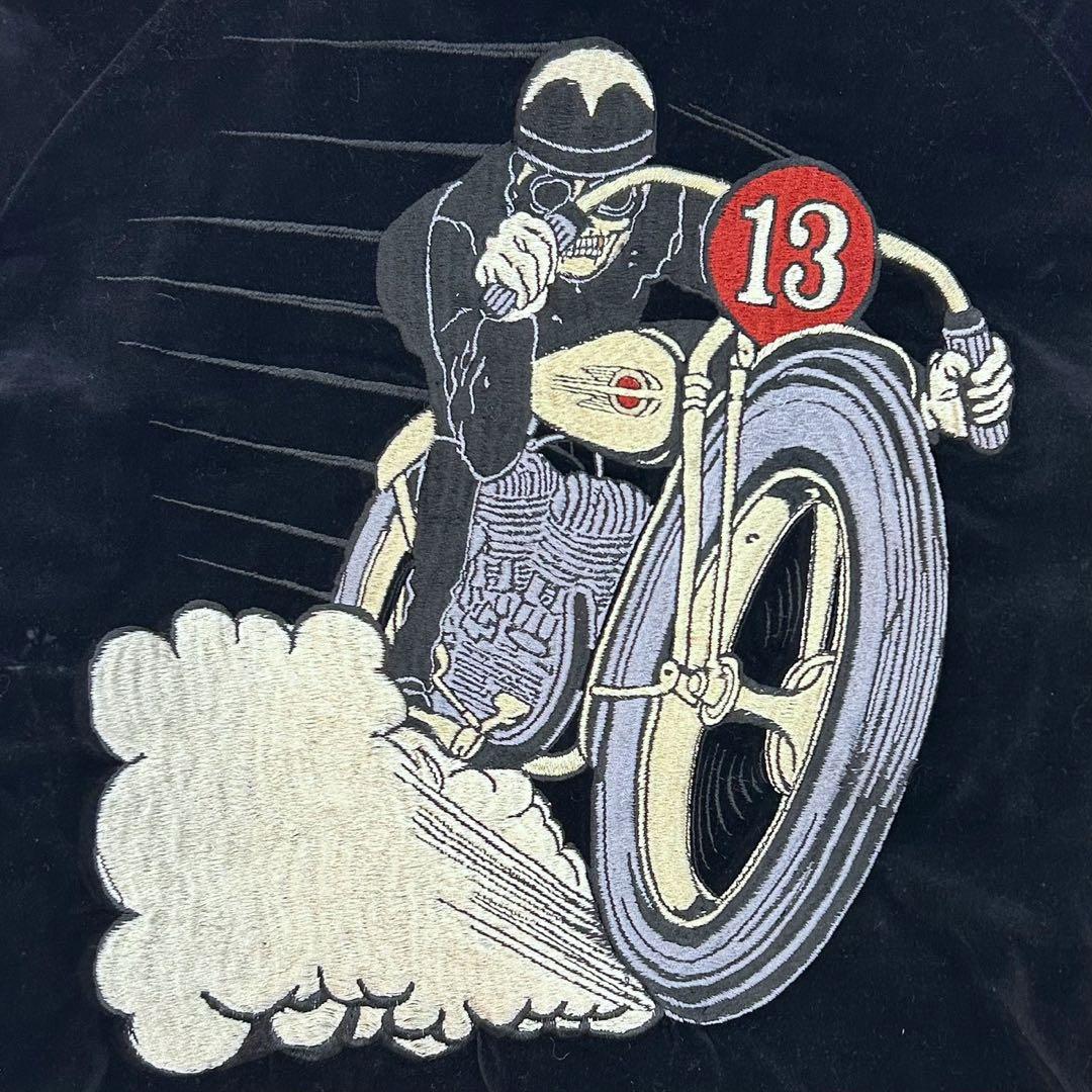 超希少 100着限定 Lightning 200号記念 港商 別珍 スカジャン