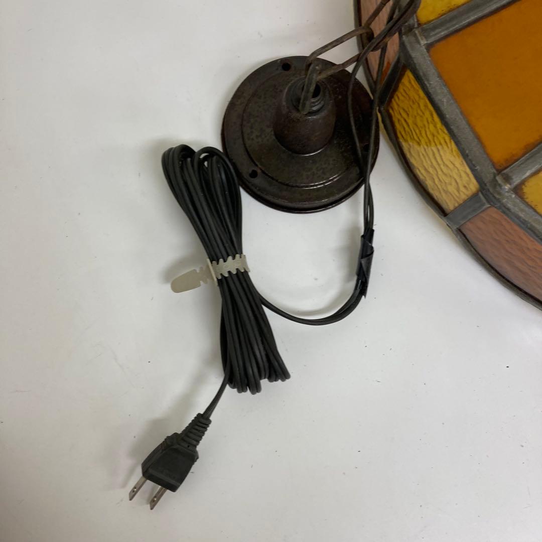 A280-53 アンティーク ステンドグラス吊り下げ照明器具 吊り下げランプ