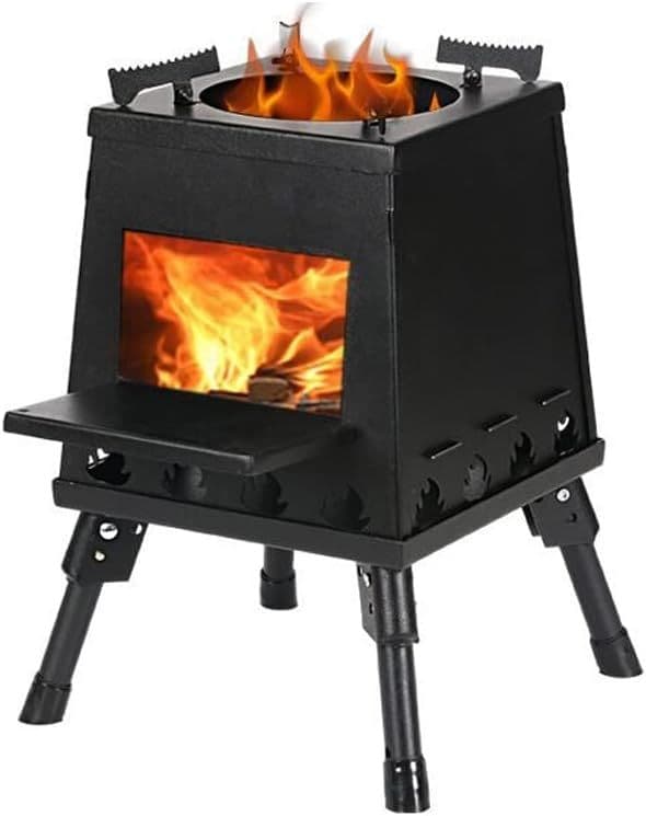 2点→3点に増【新品】薪ストーブセット＋Moon Lenceテーブル(使用済み)