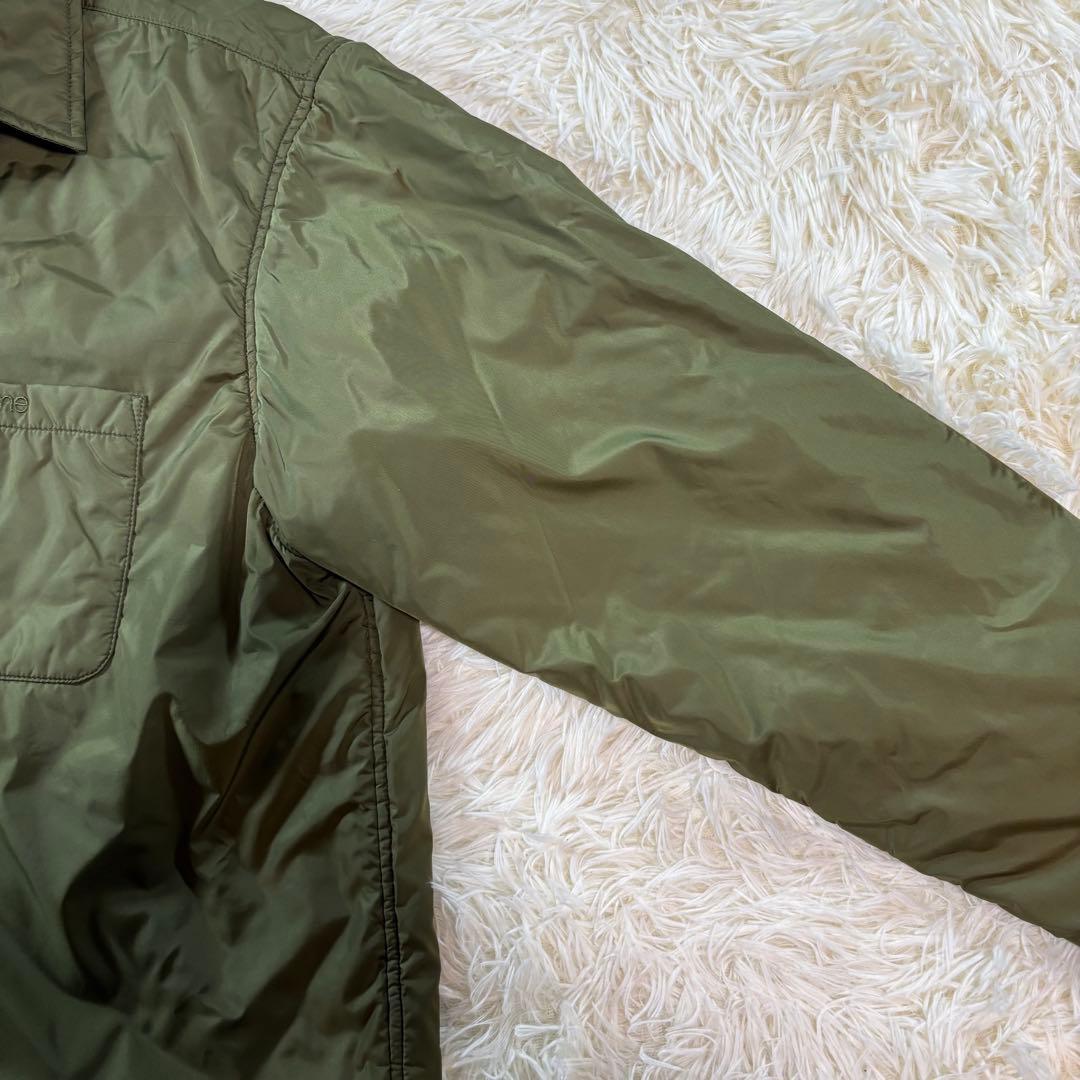 【美品✨】 Supreme Nylon Filled Shirt olive M