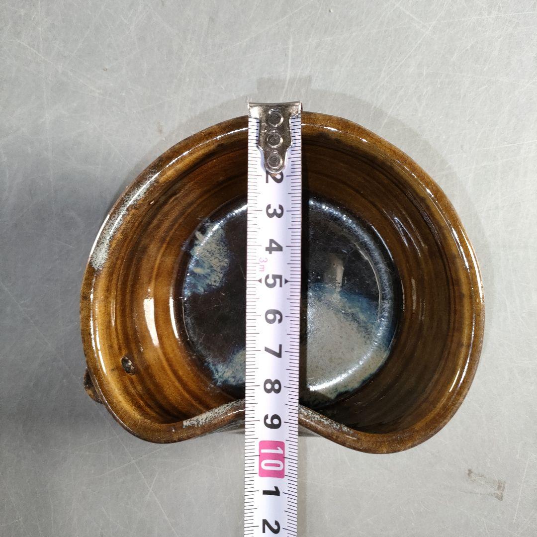 A1350-1/鉄釉片口小鉢5客/銘々皿/向付/飾鉢/盛鉢/和食器/懐石道具/