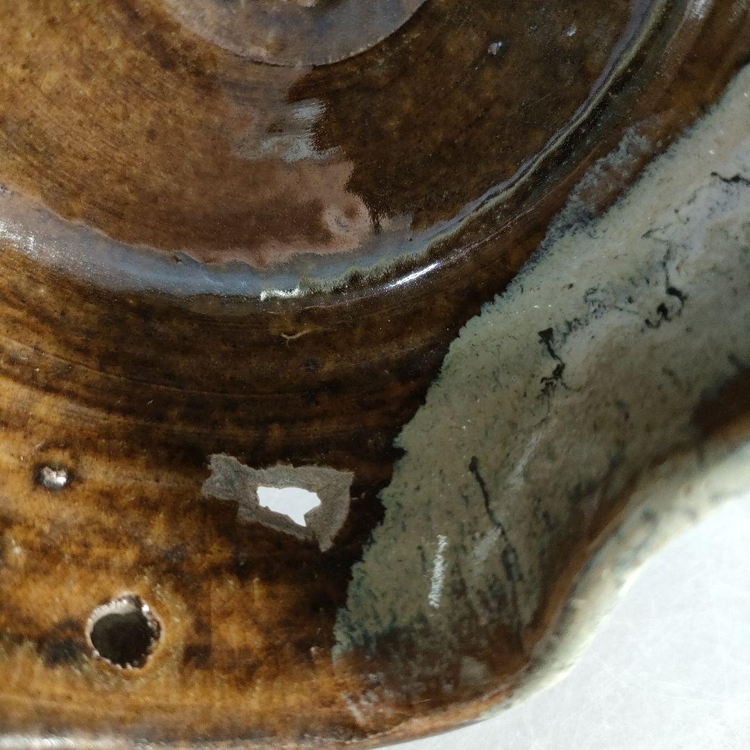 A1350-1/鉄釉片口小鉢5客/銘々皿/向付/飾鉢/盛鉢/和食器/懐石道具/