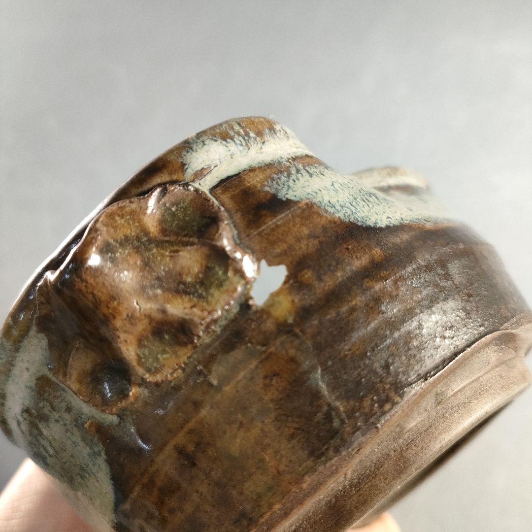 A1350-1/鉄釉片口小鉢5客/銘々皿/向付/飾鉢/盛鉢/和食器/懐石道具/